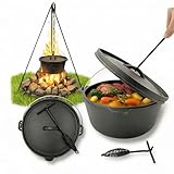 Fonte massive pour une chaleur uniforme - Assure une température constante et une chaleur durable - Pour des plats juteux et aromatiques.