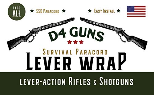 D4 Guns Paracord Lever Wrap Kit For Lever-Action Rifles And Shotguns (Black) #TOP2