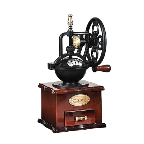 JDNH Molinillos de café con manivela, mecanismo de caja de música, caja musical, adorno de mesa, regalo de cumpleaños, boda, para mujeres y hombres