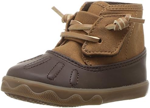 Sperry Baby Icestrom Crib Boot, Tan/Brown, 3 US Unisex Infant