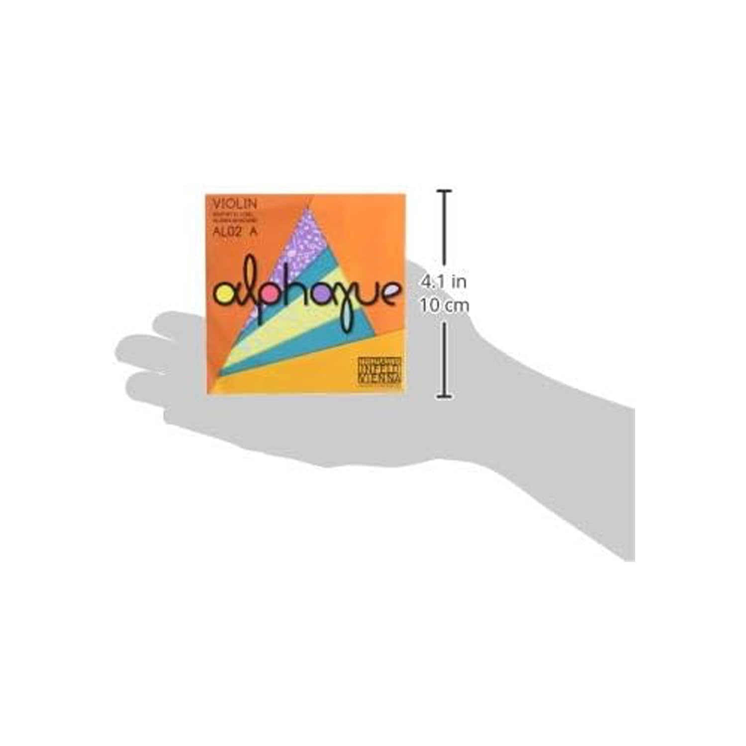 Thomastik-Infeld - Alphayue - AL02 - LA-Corde individuelle - Violon 4/4 - Âme synthétique, enroulement aluminium - Tension 5,5kg/12.1lbs