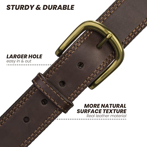Genuine Leather Belt Men’s Vintage Casual And Work ,replacement belt buckle4