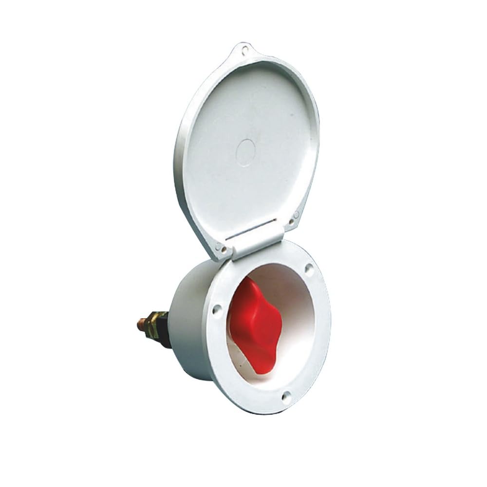Osculati Staccabatteria Heavy Duty Bianco (Heavy Duty Marine Battery Switch White)