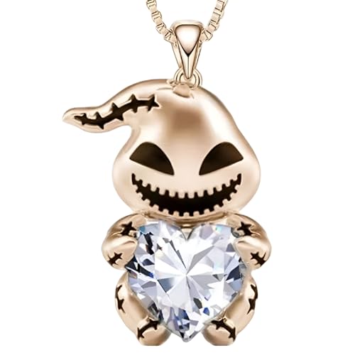 Collier Crâne Homme en Argent 925 Anti-Ternissement Style Punk Durable