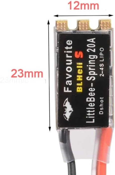 Bee Spring 20/30A Favorite BLHeli-S Brushless ESC DShot Speed Controller Motor 2~6S Lipo for FPV Quadcopter (4PCS 20A)