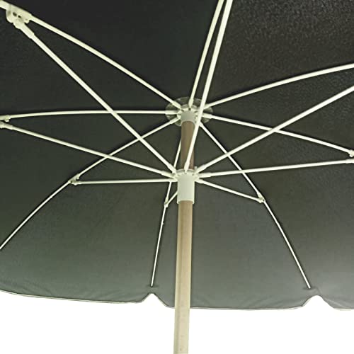 Parasol de jardín de 2 metros para terrazas de estilo mediterráneo con flecos 7