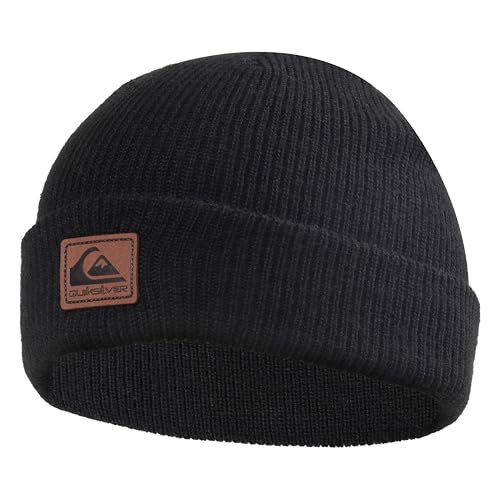 Quiksilver Boys' Performer 2 Youth Beanie, Black, One Size