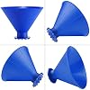 Magical Ice Scrapers for Car Windshield - 2 Pack Cone Magic Car Ice Scraper with Funnel, Round Snow Scraper