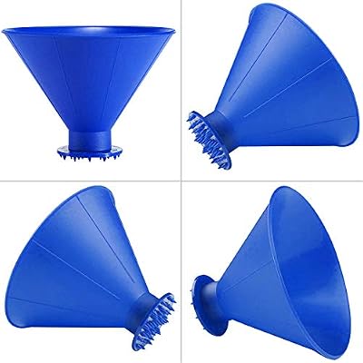 Magical Ice Scrapers for Car Windshield - 2 Pack Cone Magic Car Ice Scraper with Funnel, Round Snow Scraper