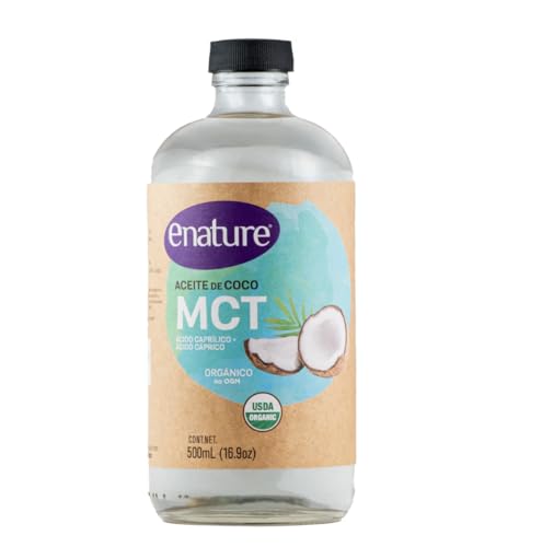 aceite de coco liquido Marca Enature