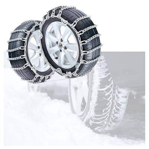 合金鋼チェーン 車用チェーン 乗用車用スノーチェーン 滑り止め ジャッキアップ不要 雪道対応 乗用車 タイヤを傷つけない構造 雪道 泥道対応 耐摩耗性 簡単装着 横滑り防止 軽量 2個 245/35R18