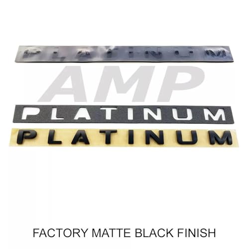 Image of 1PC Set Expedition Platinum Door Rear Emblem 3D Badge Nameplate Logo Letter Decal Fit for 150 250 350 (Chrome)