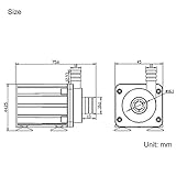 Fafada DC 12V Micro Bürstenlos Magnetpumpe - 4