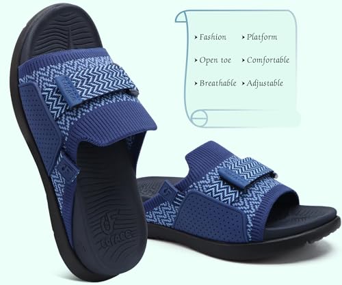 Image of COFACE Women's Orthotic Sandals Comfortable Plantar Fasciitis Arch Support