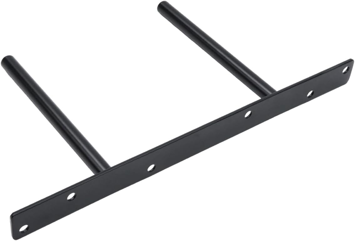 Dnyta 12" Heavy Duty Floating Shelf Bracket, Hidden Brackets for Floating Shelves, Invisible Layer Board Support, Hidden Wooden Board Wall-mounted Bookshelf Divider Accessories, Rod Length 5.9"/150mm
