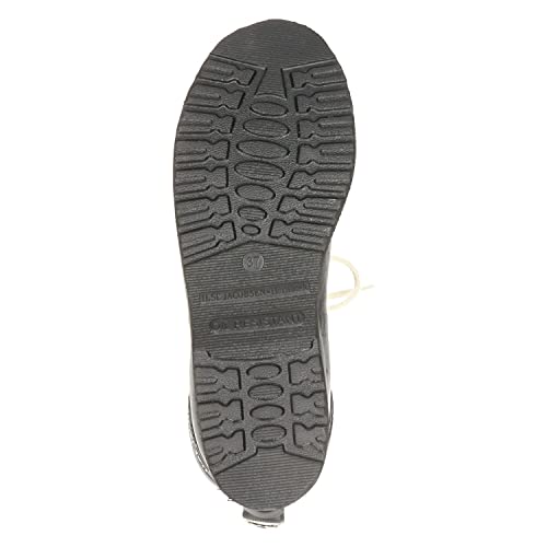 Ilse Jacobsen Women's Ankle Rain Boot (Black, 6) #TOP6