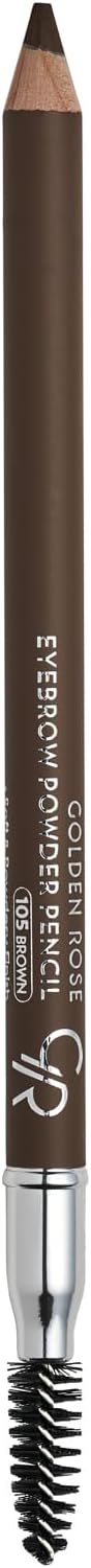 Golden Rose Eyebrow Powder Pencil No: 105 Brown - Pudralı Fırçalı Kaş Kalemi