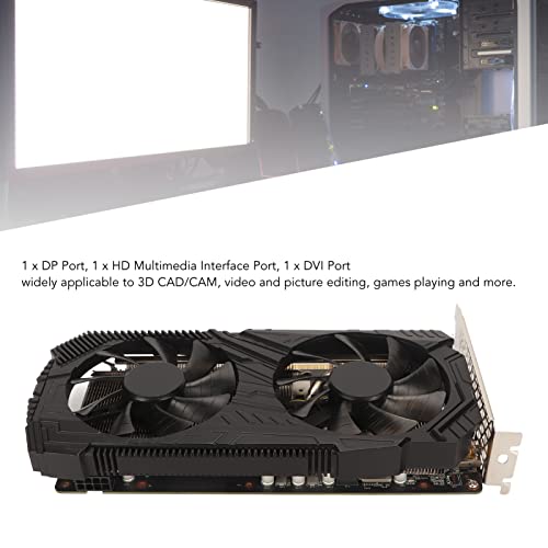 Zopsc RTX 2060 Super 8GB GDDR6 256Bit placa gráfica, placa gráfica para jogos PCIE 3.0 com ventilado