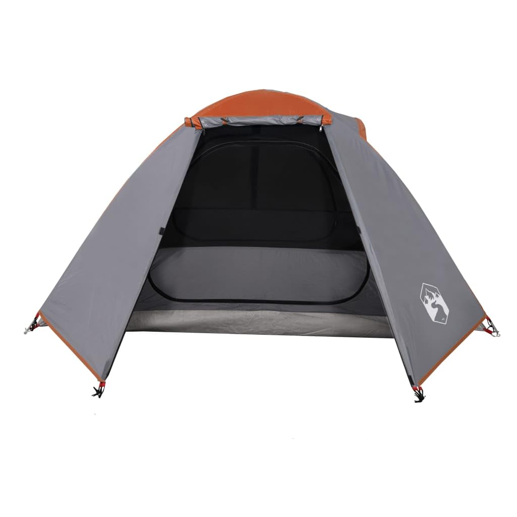 Annlera Zelt Grau und Orange Campingzelt 2 Personen inkl. Regenhlle &  Boden Zelt Camping Outwell Zelt Reisezelt Adventuridge Zelt 224x248x118 cm  : Amazon.de: Sport & Freizeit