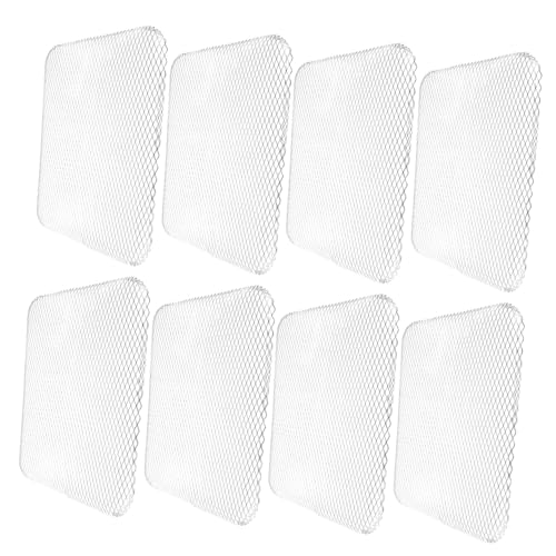 INOOMP 10pezzi Coperture in Alluminio Usa e Getta Per Griglia Barbecue Tappetini Antiaderenti Rettangolari Per Barbecue Esterno e Cottura Al Chiuso Rete Resistente Al Per Distribuzione Un