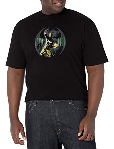 Marvel Ironfist glowing t-shirt homme en tissu respirant anti-affadissement