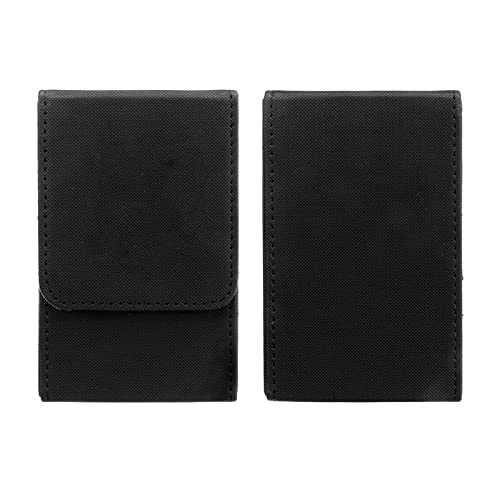 Dilwe Tarot-Aufbewahrungsbox, 57 X 86 X 137 Mm, Gro&szlig;e Tragbare Tarot-Kartenbox aus PU-Leder f&uuml;r Universelle Tarotkarten in Standardgr&ouml;&szlig;e (Black)