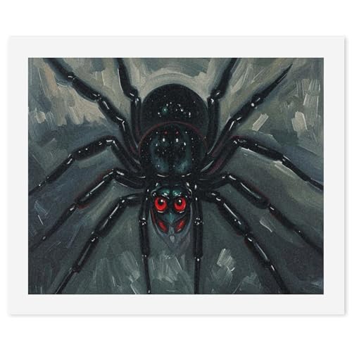 Kit de peinture par numéros araignée STVNKML toile 40x50 cm pour adultes débutants