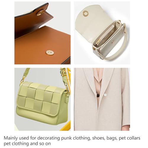 Bouton magnétique haute fermeture en alliage pour sécuriser sacs et vêtements - 7