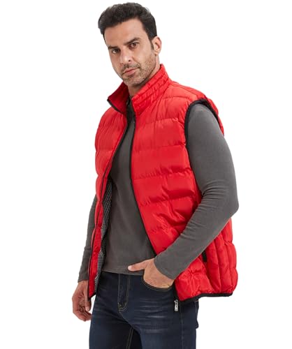 XinYangNi Mens Puffer Vest Quilted Outerwear Winter Warm Down Puffy Vests Lightweight Casual Padded Jacket4