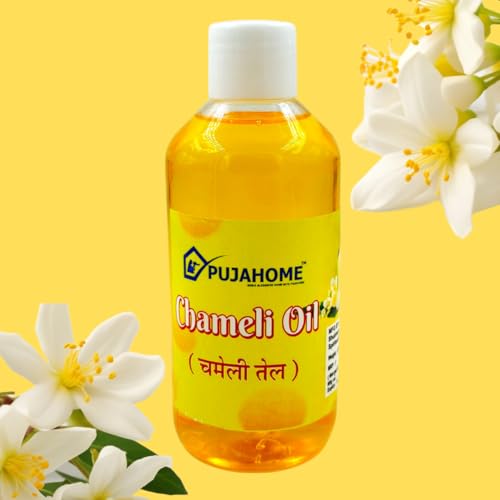Image of Chameli Oil for Pooja - 200 ml, Pack of 2 | Jasmine Fragrance For Puja and Diya | Chameli Pooja Oil For Hanuman Ji Chola & Aarti, Akhand Deepak, Jyot re write this