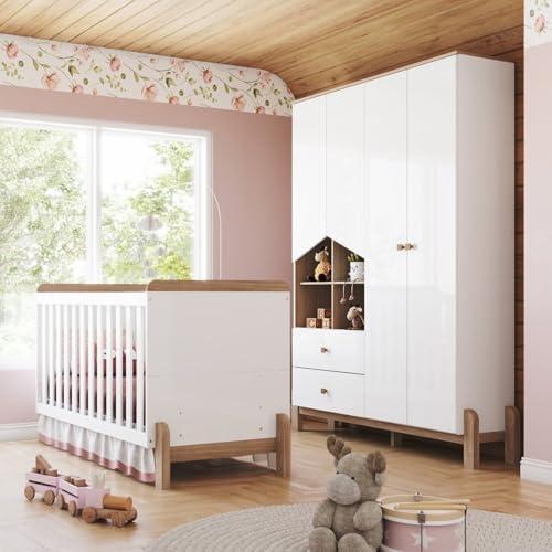 Jogo de Quarto de Bebê Espresso Móveis Yuri