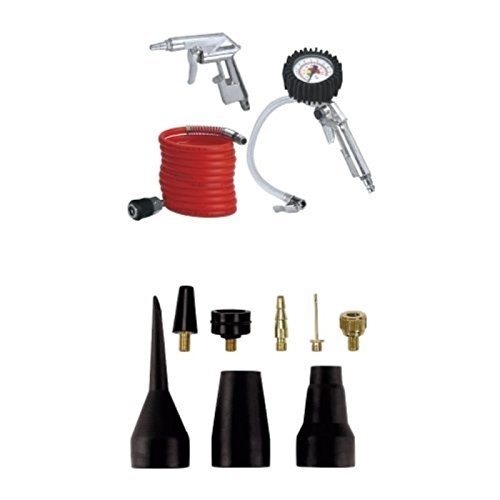 Einhell - Set de 3 accesorios para compresor de aire comprimido + Einhell - Juego de accesorios de hinchado para compresor