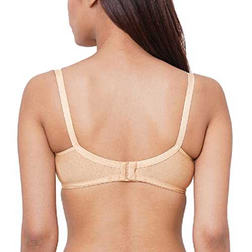 Image of Inner Sense Organic Cotton Bamboo Nursing Bra for Women I High Coverage Feeding Bra with Clasps for Breastfeeding I Wire-Free Maternity Bra Without Padding