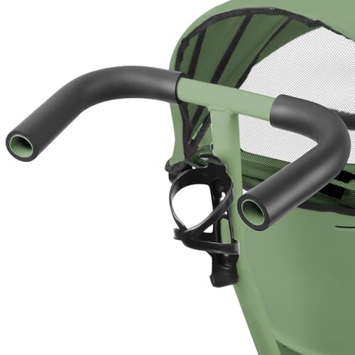 Baby-Dreirad, mitwachsendes Dreirad, 5-in-1-Dreirad mit Schiebestange von 18 Monaten bis 25 kg, Velo Bebe 1 Jahr, skalierbar, Licht und Musik + Drehsitz + Sitz- und Schrägdesign (grün) – Bild 8