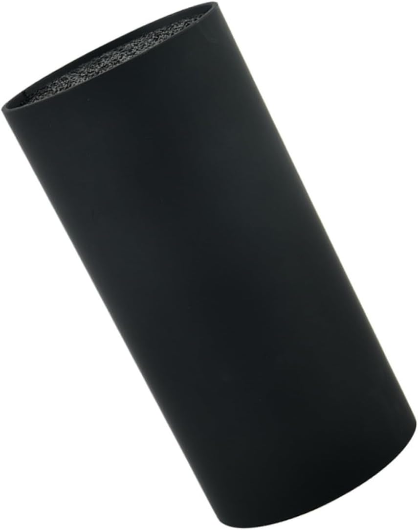 IMIKEYA Detachable Plastic Knives Rack Kitchen Cutter Holder Black Household Tool Storage with Strong Bearing Capacity and Space Saving Design for Organized Countertops