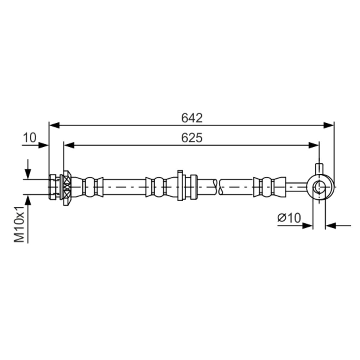Bosch 1987481573 Hose Brake Disc : Amazon.de: Automotive 