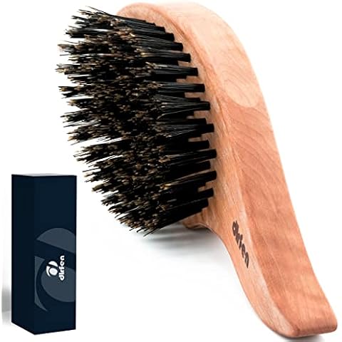 dlrfen Professional Haarbürste 3712-100% Erstschnitt-Wildschweinborsten Bürste - Haarbürste ohne Ziepen aus Holz Cover