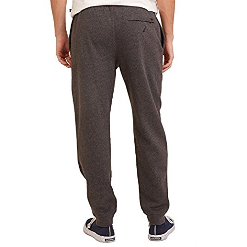 Nautica Cuffed Bottom Fleece Pants (Small, Charcoal)4