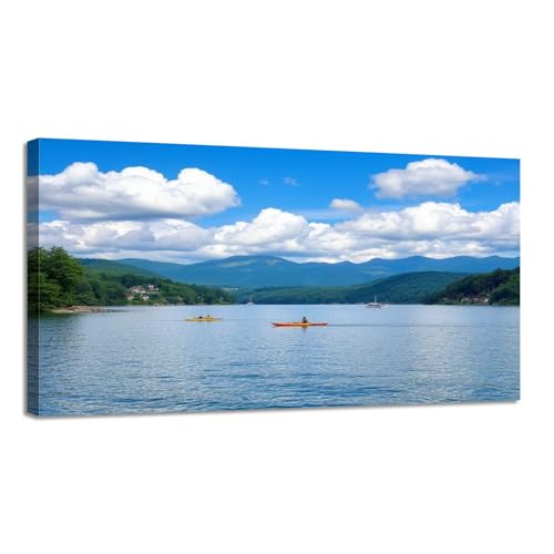 Lake George NY Kayak Canvas Wall Art 20