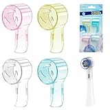 LEPZUR 4 Pezzi Coprire la Testina dello Spazzolino Elettrico Compatibile con Oral b & iO B...