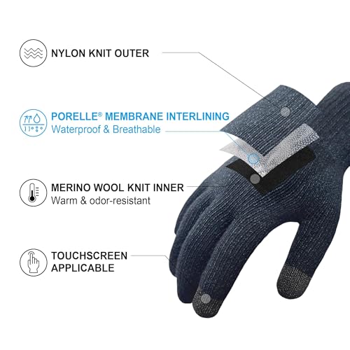 Image of DexShell Waterproof Knit Gloves, Lightweight Flexibility