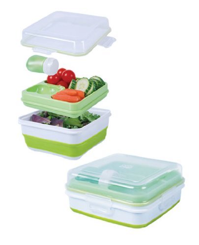 Cool Gear - EZ Freeze Collapsible Salad Lunch Container