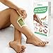 Hair Removal for Legs Underarms Brazilian Bikini Women Men, Waxing Strips with 60 Count Hair Removal Strips and 6 Post Cleaning Wipe