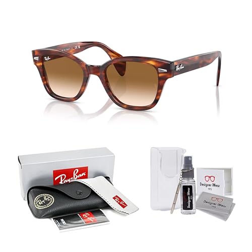Ray-Ban RB0880S Square Sunglasses for Men for Women +BUNDLE with ACCESSORY EYEWEAR KIT2