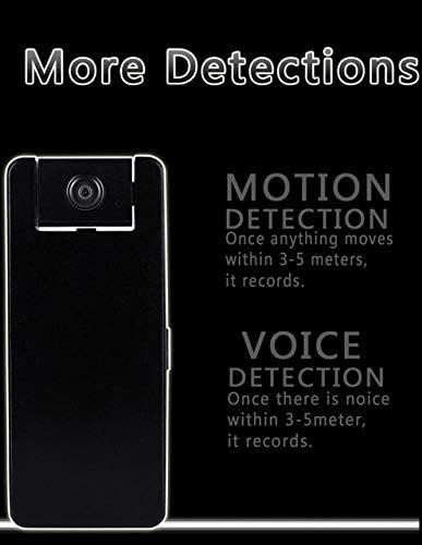 Diagram illustrating motion detection and voice detection features of the Zetta Z16 camcorder.