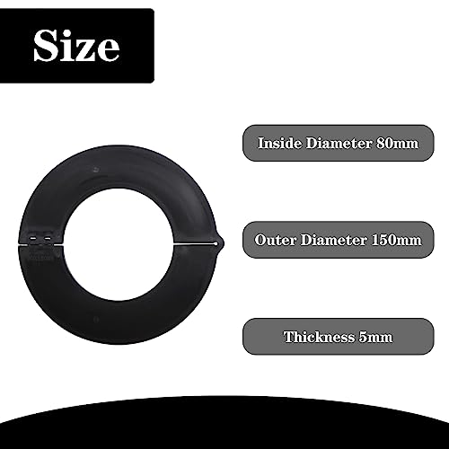 Image of 8 Pack 80MM Excavator Bucket Pin Shim Kit Detachable for Excavator and Skid Steer Fit for Cat Bobcat Kubota Komatsu Takeuchi New Holland, 5mm Thickness