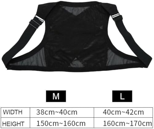 Correcteur de posture dos épaule réglable grande taille invisible