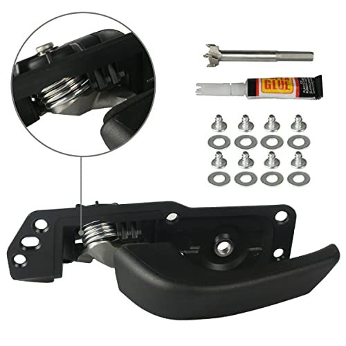 Nasibey Interior Door Handle Kit Front Left Drivers Side | for 2007-2014 Chevy Silverado, Tahoe, Suburban, Avalanche, GMC Sierra, Yukon, Yukon XL, Cadillac Escalade ESV EXT | OE# 20833606, 80374