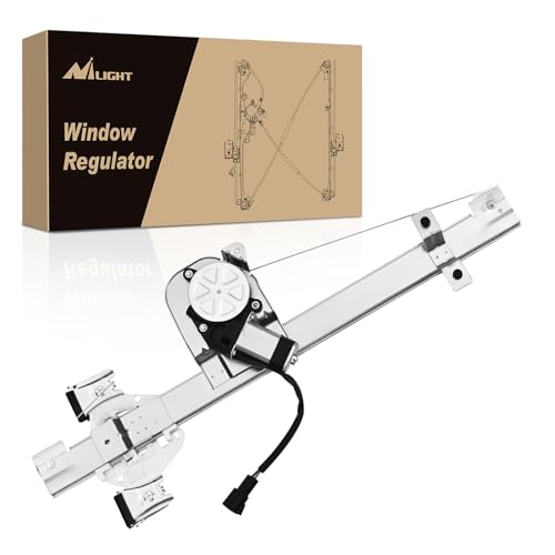 Image of Nilight Power Window Regulator /Motor Rear Passenger Side Compatible with Chevrolet Silverado /GMC Sierra 1500 2500 HD 3500 HD 2007 2008 2009 2010 2011 2012 2013,Rear Right,741-389
