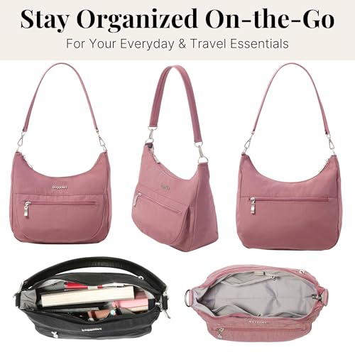 Image of Baggallini Modern Pocket Half Moon 11 inchx10.5 inch Shoulder Women W /Replaceable Straps Converts to Crossbody Bag